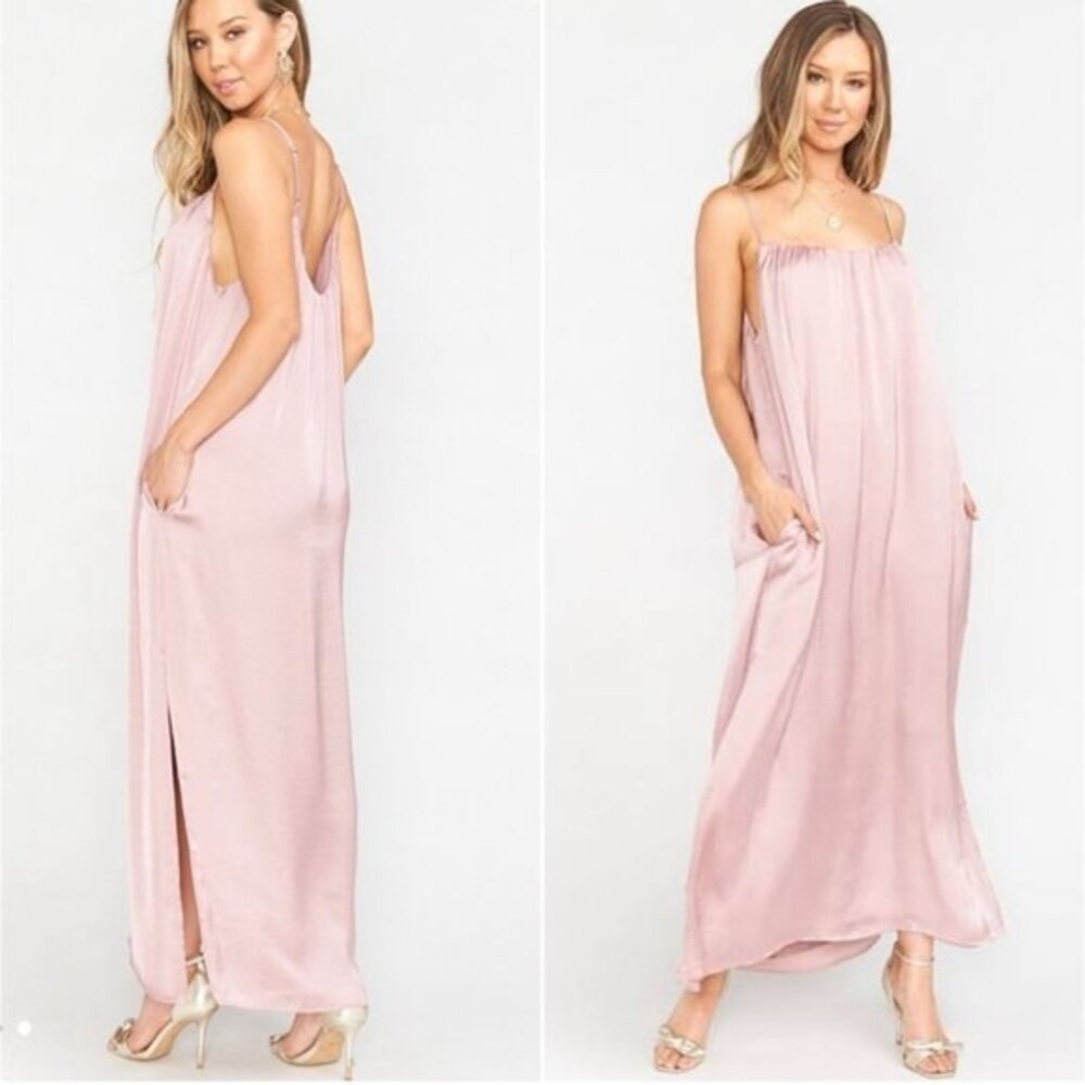 Show me your MuMu Petal Pink Regan Maxi Dress M